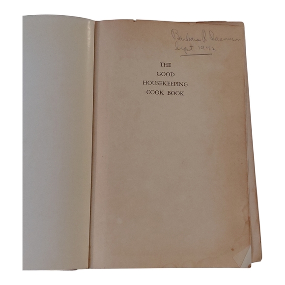 The Good Housekeeping Vintage Cookbook 1st Edition Farrar & Rineheart 1942 - Picture 3 of 9